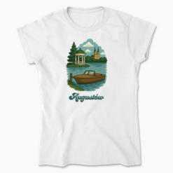Widok na Augustów - Koszulka damska