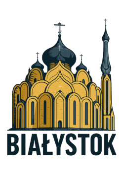 Alternative view of Cerkiew Białystok - T-shirt
