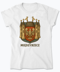 Herb Międzyrzecza - Koszulka damska