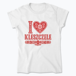 I love Kleszczele - Koszulka damska
