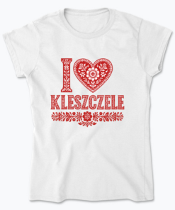 I love Kleszczele - Koszulka damska