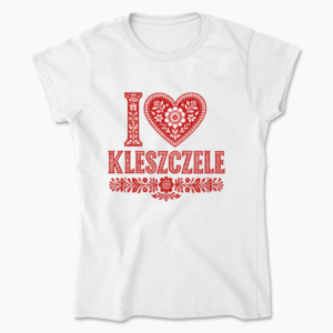 I love Kleszczele - Koszulka damska