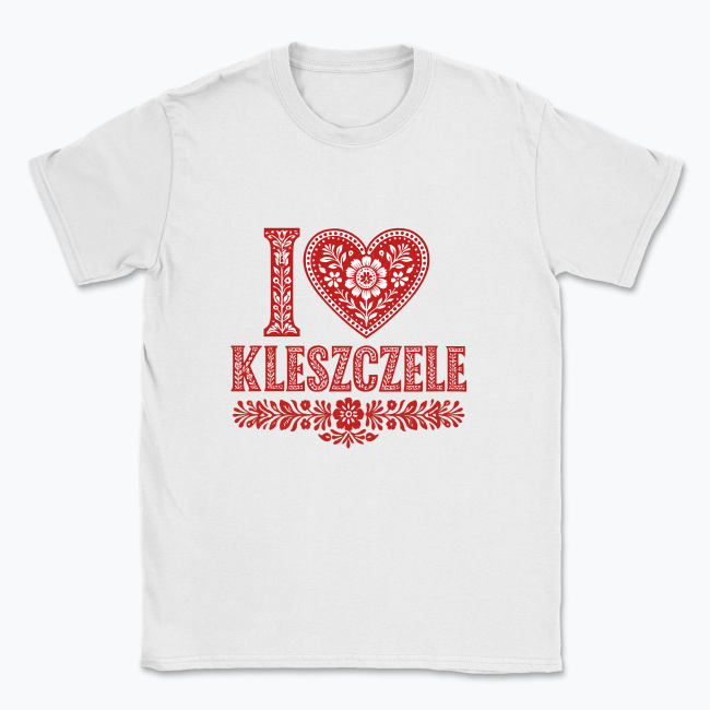I love Kleszczele - T-shirt