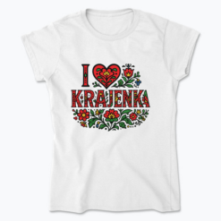 I love Krajenka - Koszulka damska