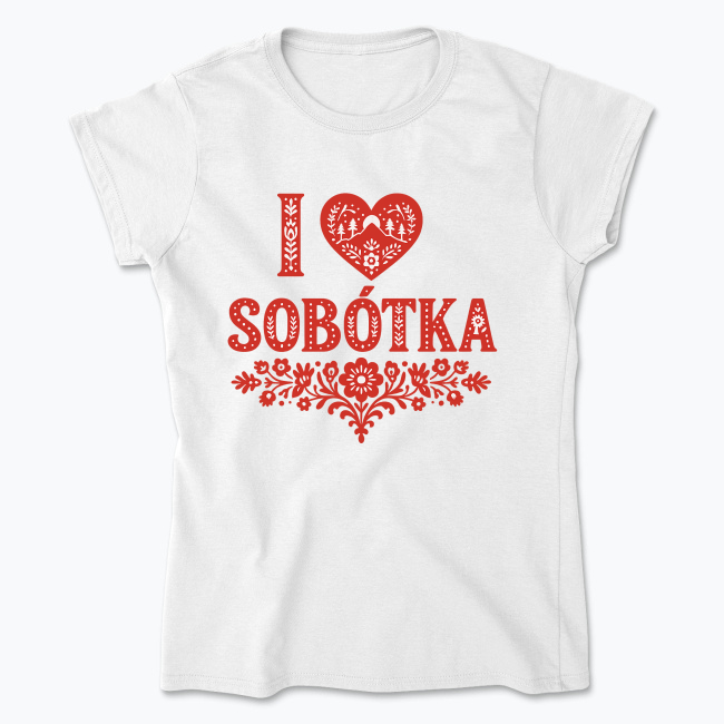 I Love Sobótka - Koszulka damska