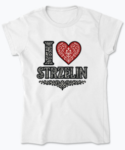 I love Strzelin - Koszulka damska
