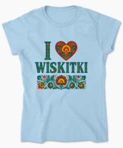 I love Wiskitki - Koszulka damska