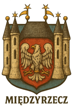 Alternative view of Herb Międzyrzecza - Koszulka damska