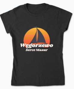 Węgorzewo Serce Mazur - Koszulka damska