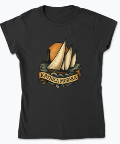 Herb Krynicy Morskiej - Koszulka damska