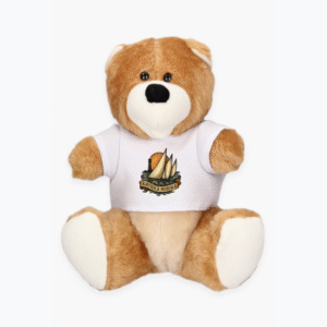 Herb Krynicy Morskiej - Miś w koszulce