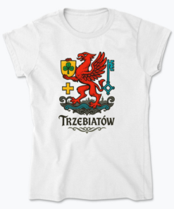 Herb Trzebiatowa - Koszulka damska