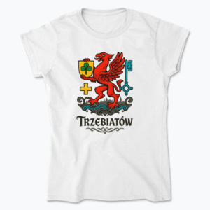 Herb Trzebiatowa - Koszulka damska