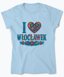 I love Włocławek - Koszulka damska