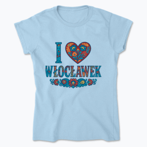 I love Włocławek - Koszulka damska