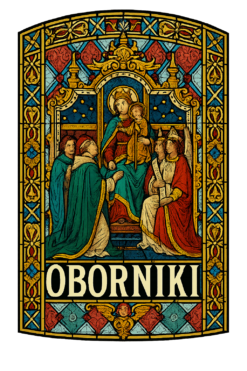 Alternative view of Oborniki - witraż - Bluza