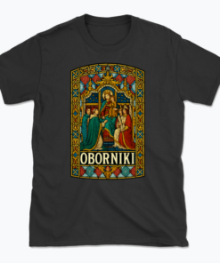 Oborniki - witraż - T-shirt