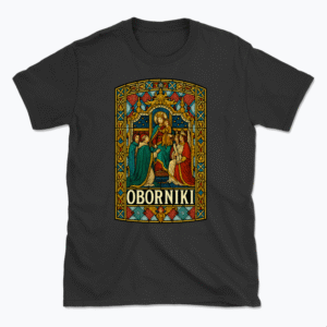 Oborniki - witraż - T-shirt