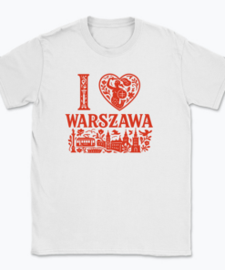 I Love Warszawa - T-shirt