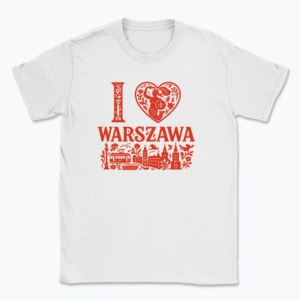 I Love Warszawa - T-shirt