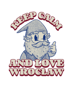 Alternative view of Keep calm and love Wrocław - T-shirt