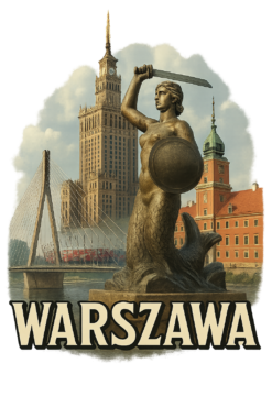Alternative view of Warsaw View - T-shirt