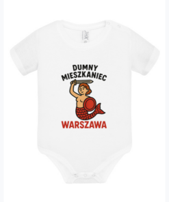 Warszawa - dumny mieszkaniec - Body dziecięce