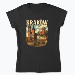 Widok na Kraków - Koszulka damska