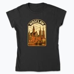 Widok na Wrocław - Koszulka damska