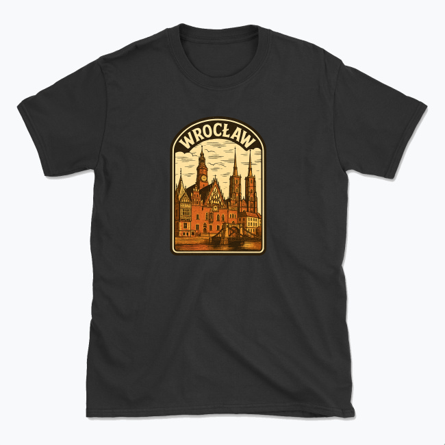 Widok na Wrocław - T-shirt