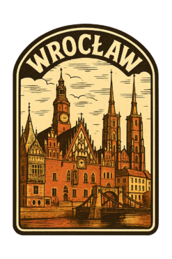 Alternative view of Widok na Wrocław - T-shirt