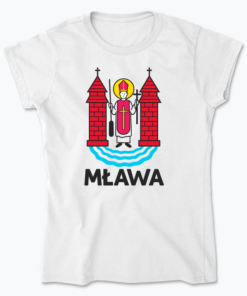 Herb Mławy - Koszulka damska