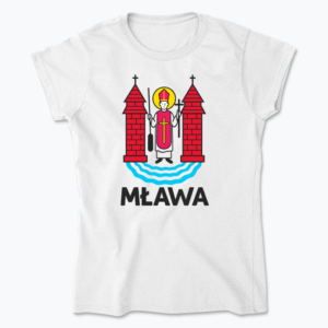 Herb Mławy - Koszulka damska