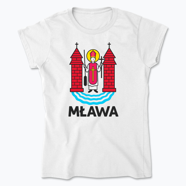 Herb Mławy - Koszulka damska