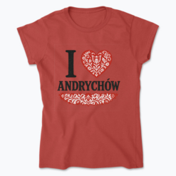 I Love Andrychów - Koszulka damska