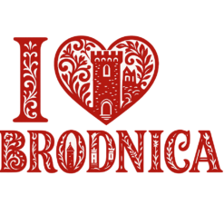 Alternative view of I love Brodnica - T-shirt