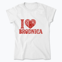 I love Brodnica - Koszulka damska