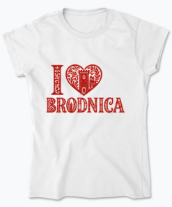 I love Brodnica - Koszulka damska