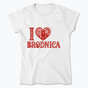 I love Brodnica - Koszulka damska