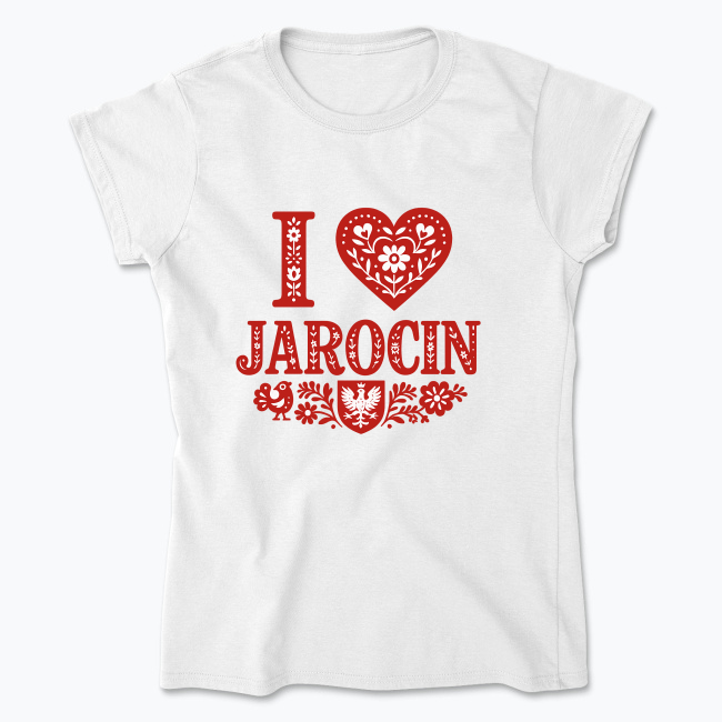 I love Jarocin - Koszulka damska