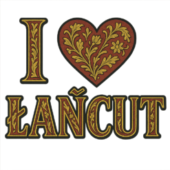 Alternative view of I Love Łańcut - T-shirt