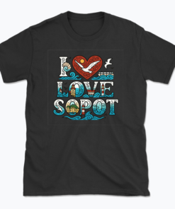 I Love Sopot - T-shirt