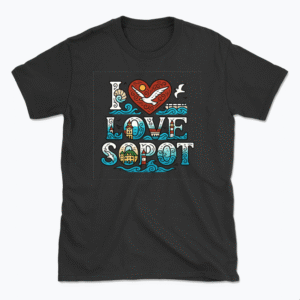 I Love Sopot - T-shirt