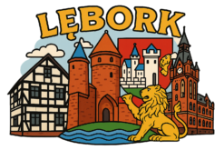 Alternative view of Lębork - T-shirt