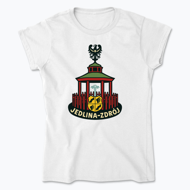 Herb Jedliny-Zdrój - Koszulka damska