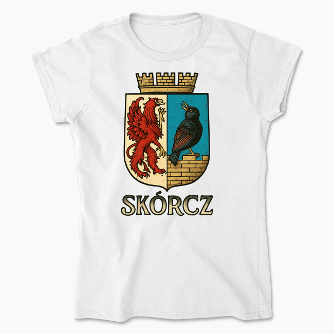 Herb Skórcz - Koszulka damska