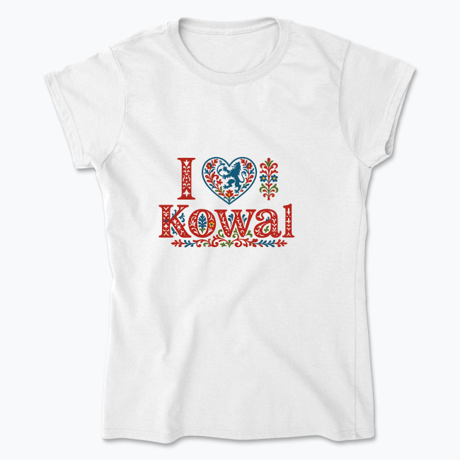 I love Kowal - Koszulka damska