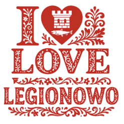 Alternative view of I Love Legionowo - T-shirt