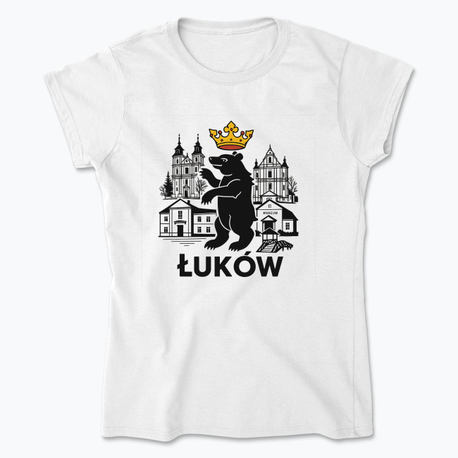 Widok na Łuków - Koszulka damska