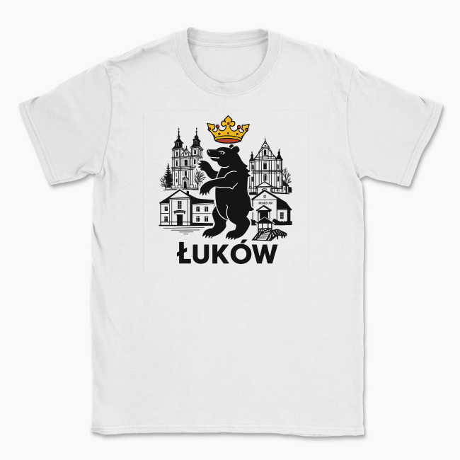 Widok na Łuków - T-shirt